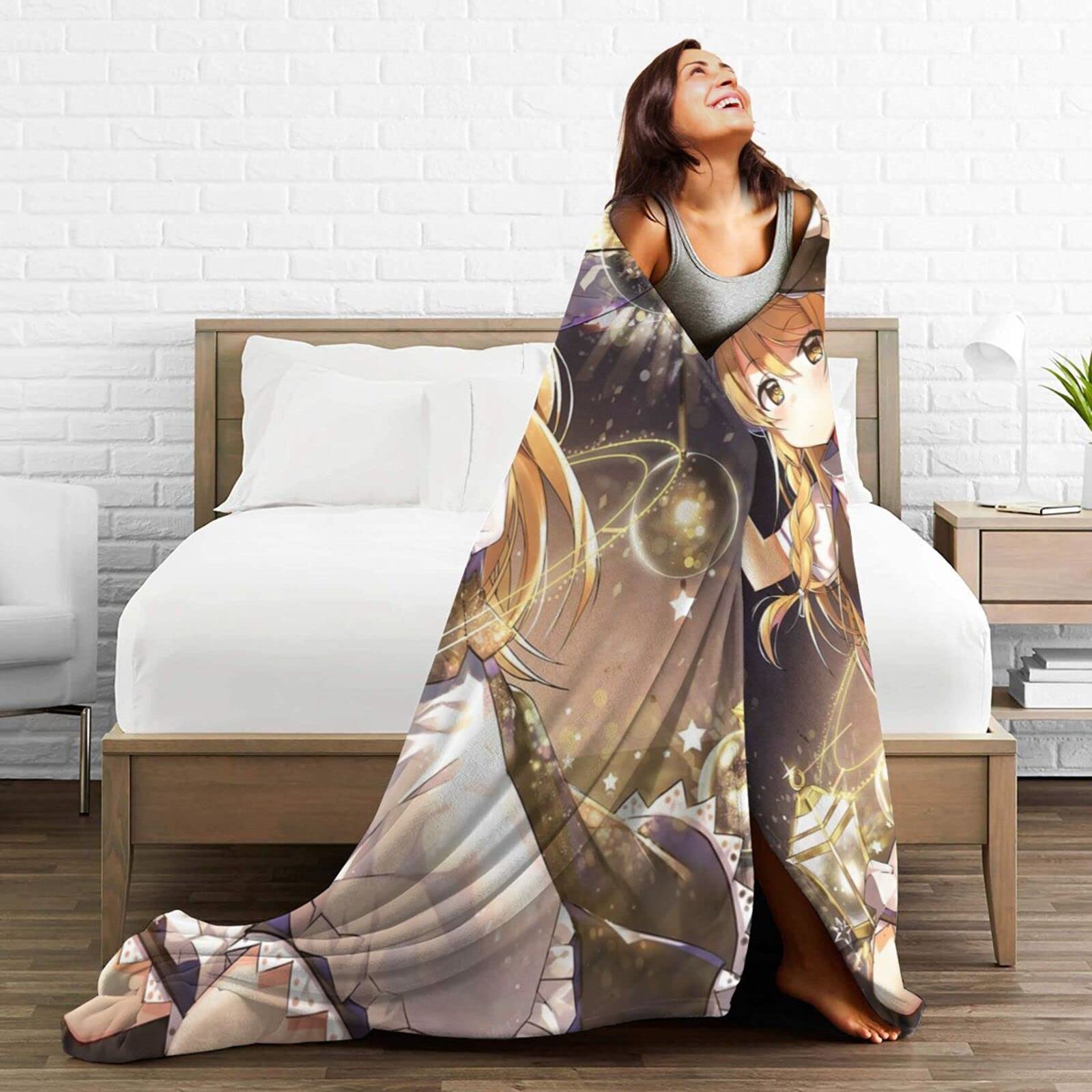 Amazon｜霧雨 魔理沙 (2) オシャレ 毛布 ブランケット 大判